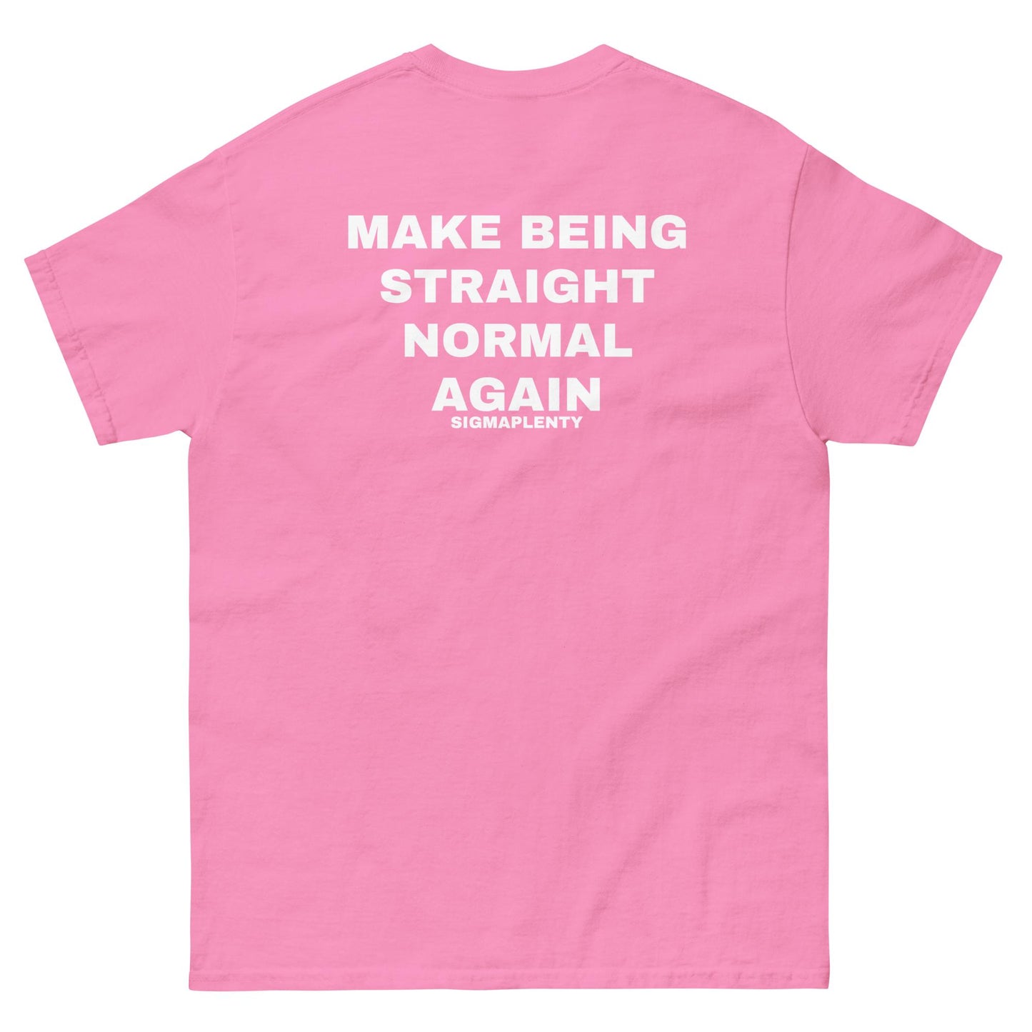 MAKE BEING STRAIGHT NORMAL AGAIN TEE